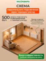 Керамо-кварцевый обогреватель 500 Вт белый мрамор 002 Керамо кварцевый обогреватель 500 Вт белый мрамор 002